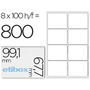 ETIBOX ETIQUETA ILC 99,1x67,7mm 8x100-PACK 119764
